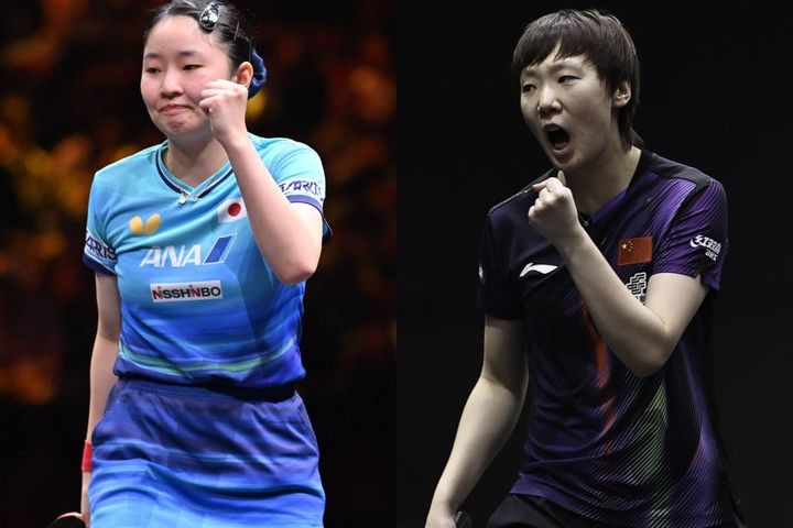張本美和、王曼昱（C）WTT