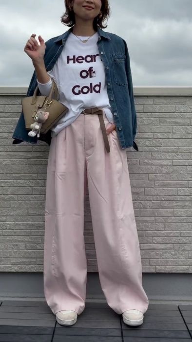 UNIQLO：C「デニムリラックスシャツジャケット」