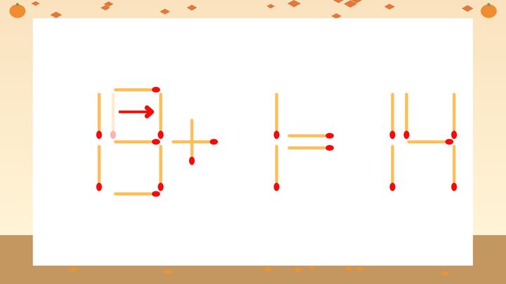 【マッチ棒クイズ】1本だけ動かして正しい式に：15+1=14？の解答画像