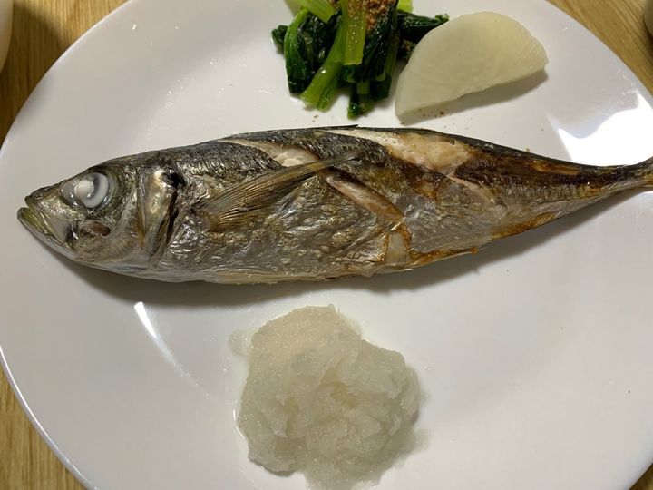 ご近所で天然魚クエスト！ 〜ふっくら鯵の塩焼き