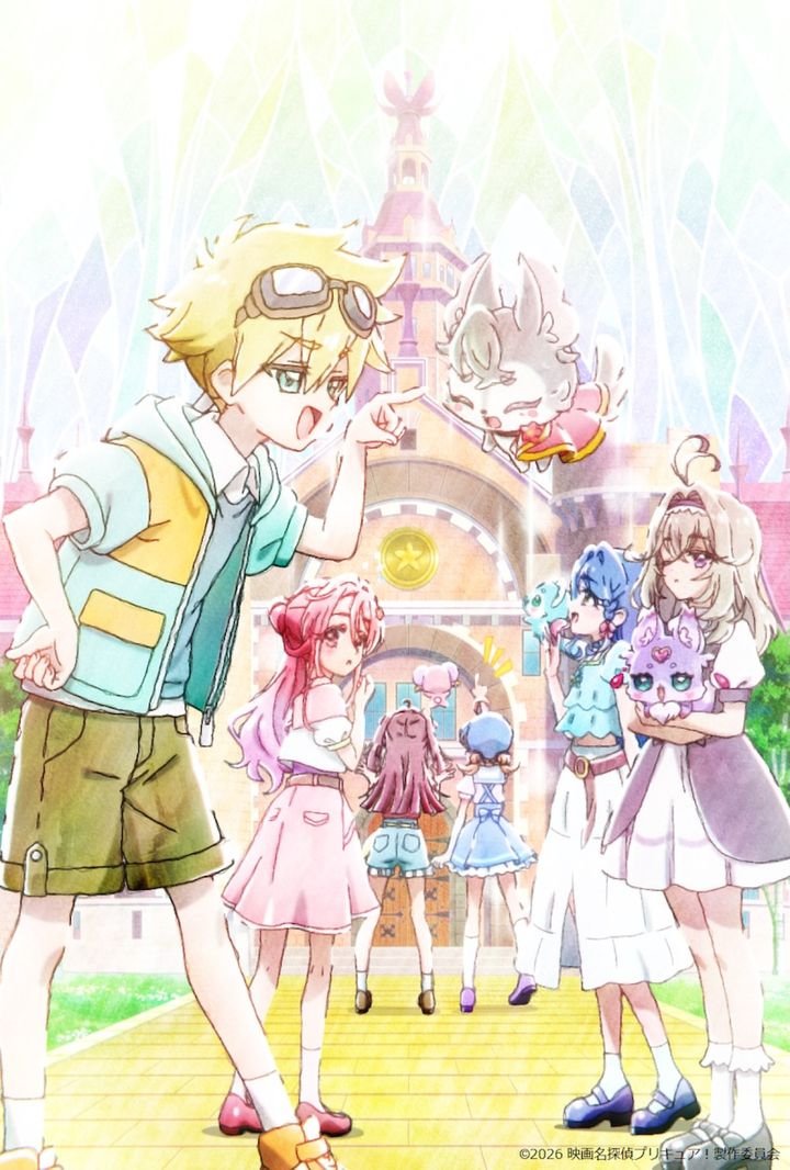 『映画名探偵プリキュア！不思議な庭と2人の秘密』エンディングイラスト1 （C）2026 映画名探偵プリキュア！製作委員会 width=