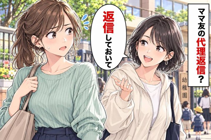 「返信しておいて」ママ友の欠席連絡を頼まれた私→いつの間にか“連絡係”にされていた