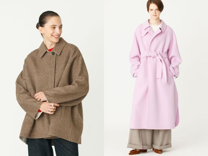 画像: 左「Luxe Charme Beaver Short Coat」￥132,000、右「Luxe Charme Beaver Long Coat」￥165,000ともに【エブール フォー ロンハーマン】 出典：ロンハーマン