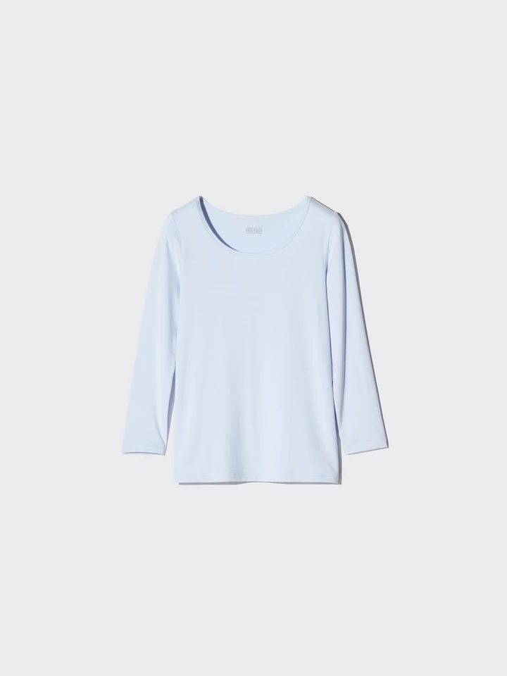 KIDS ヒートテッククルーネックTシャツ￥990