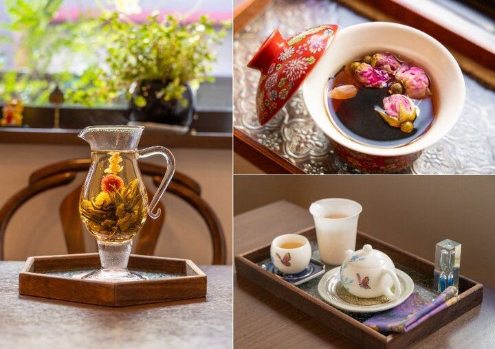 お茶を淹れる時間まで楽しい♪南京町「花が咲く中国茶のcafe」で中国茶体験