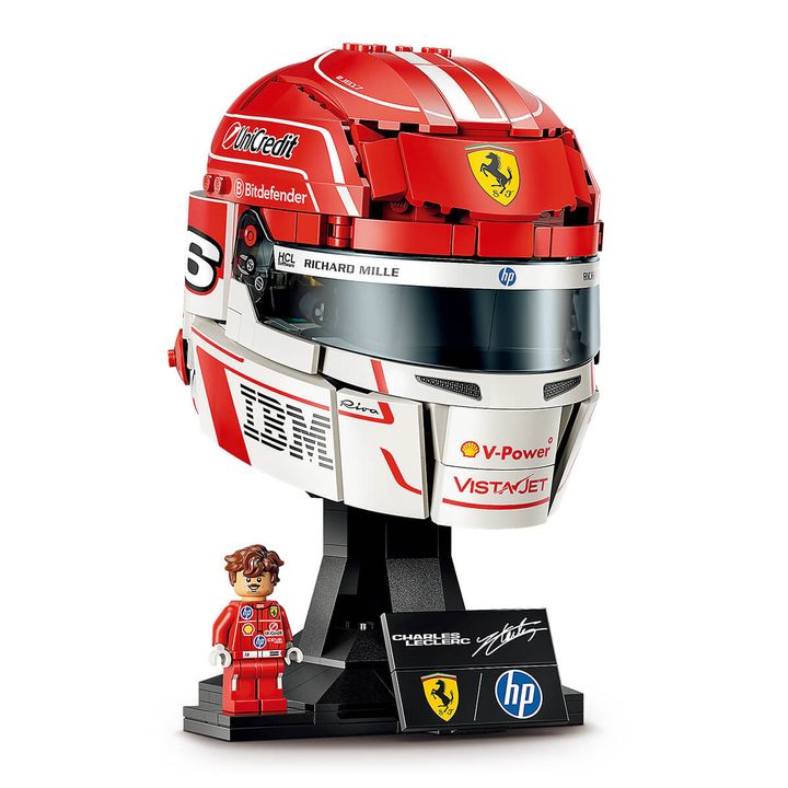 「レゴ・エディション Scuderia Ferrari HP シャルル・ルクレールのヘルメット」