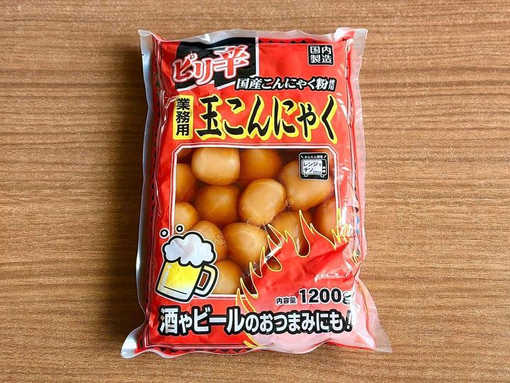 業務スーパー：業務用ピリ辛玉こんにゃく
