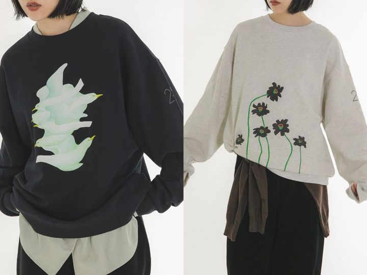 画像: 「別注スウェット」各￥8,800【リー イズミダ×KBF】 出典：KBF