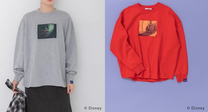 画像: 「別注Disneyビッグスウェット」各￥14,300 出典：アーバンリサーチ