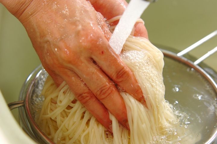 ゴマ香る豚肉とナスのつけうどん(3時間下準備あり)の作り方3
