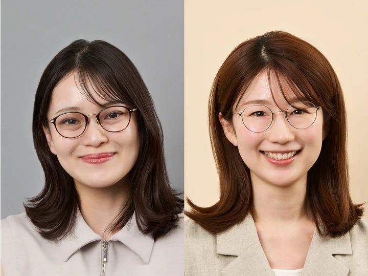 JINS メガネ 華顔・涼顔 ベストな1本 着用画像