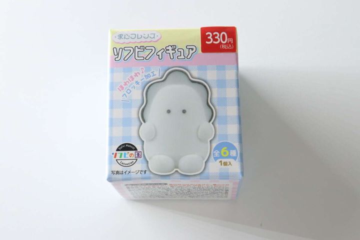 ダイソーの求心フレンズソフビフィギュアのパッケージ正面