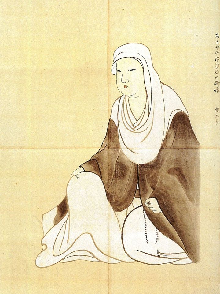 徳川家康の側室・阿茶局（1555年～1637年）の肖像画、江戸時代