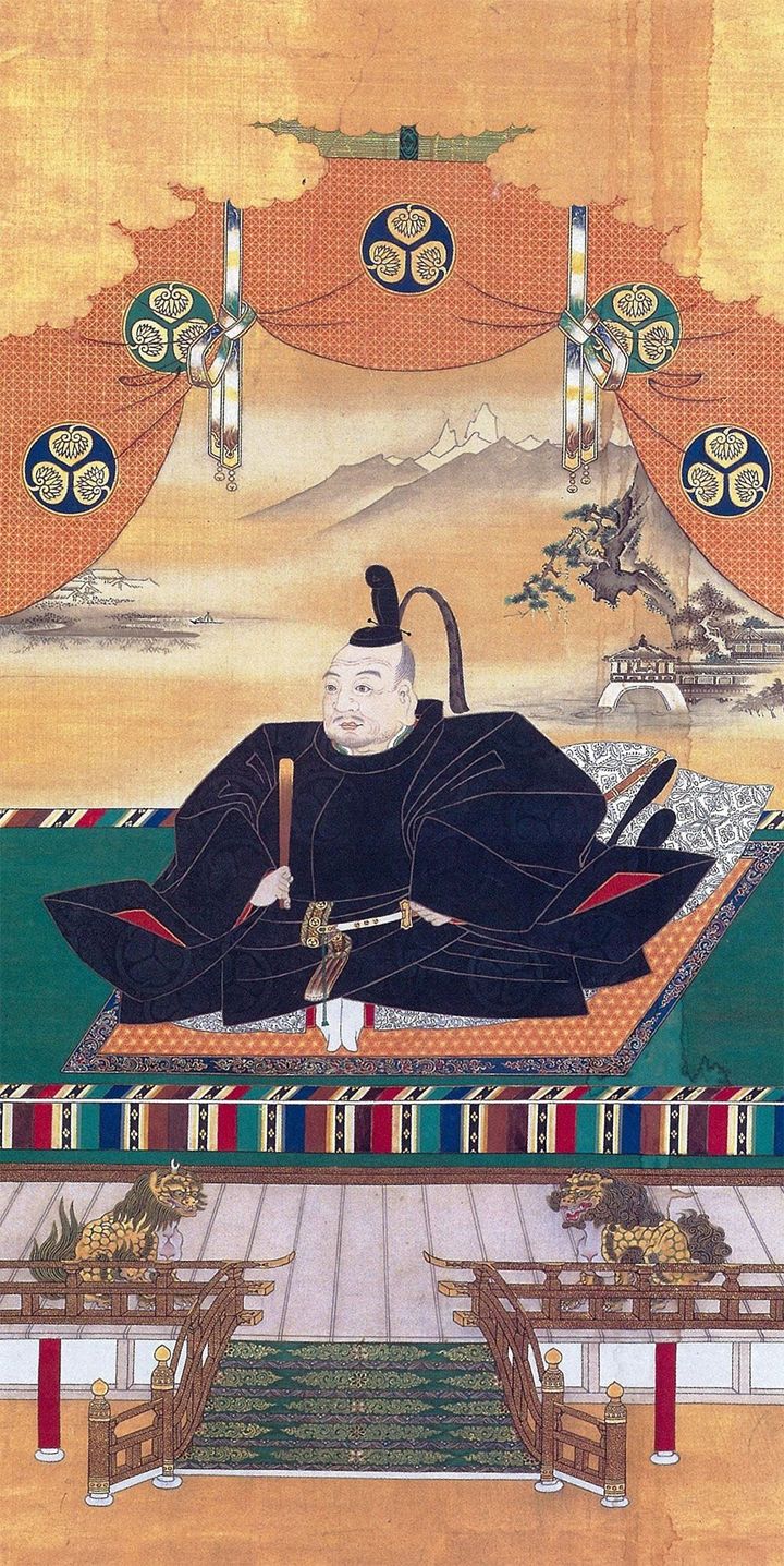 狩野探幽画「徳川家康像」