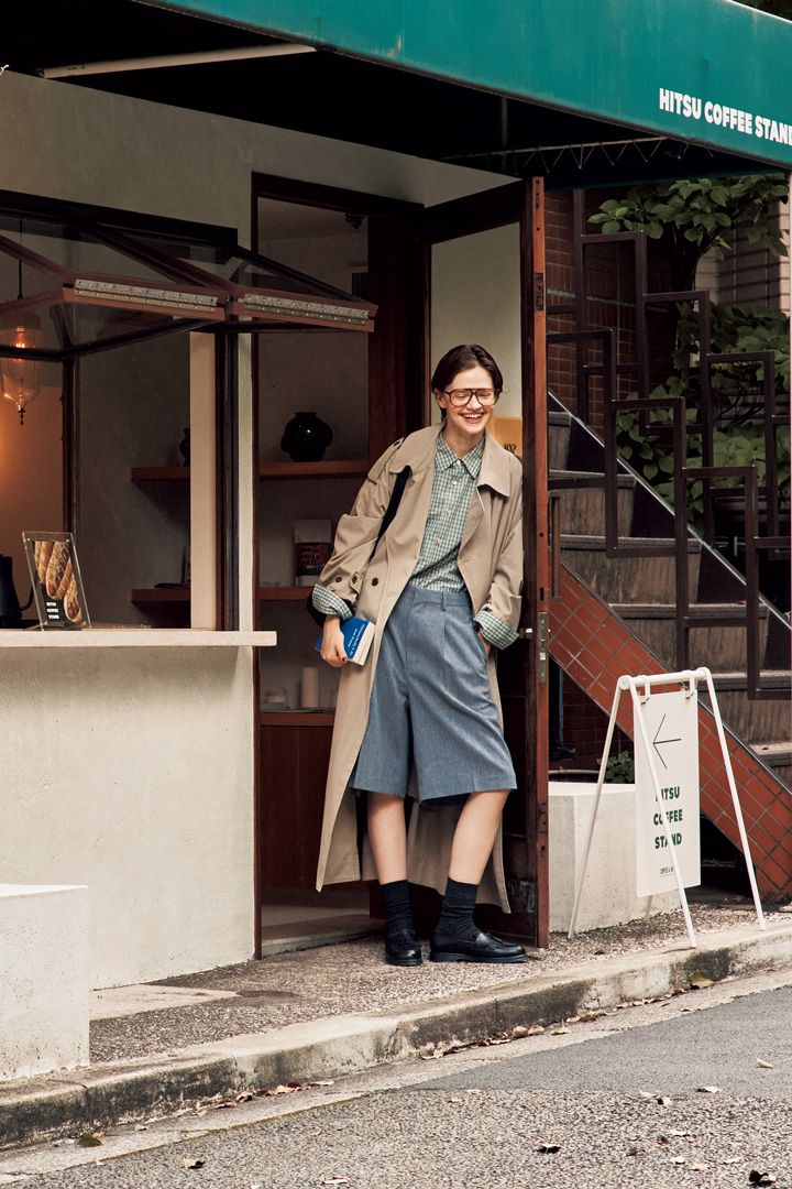 トレンチコートをさっと羽織るだけで、オシャレの完成度が上がる【本日のFUDGE GIRL-10月12日】
