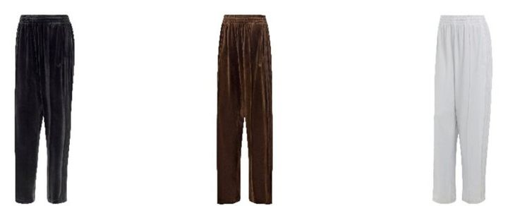 U VELOUR PINTUCK PTの3色