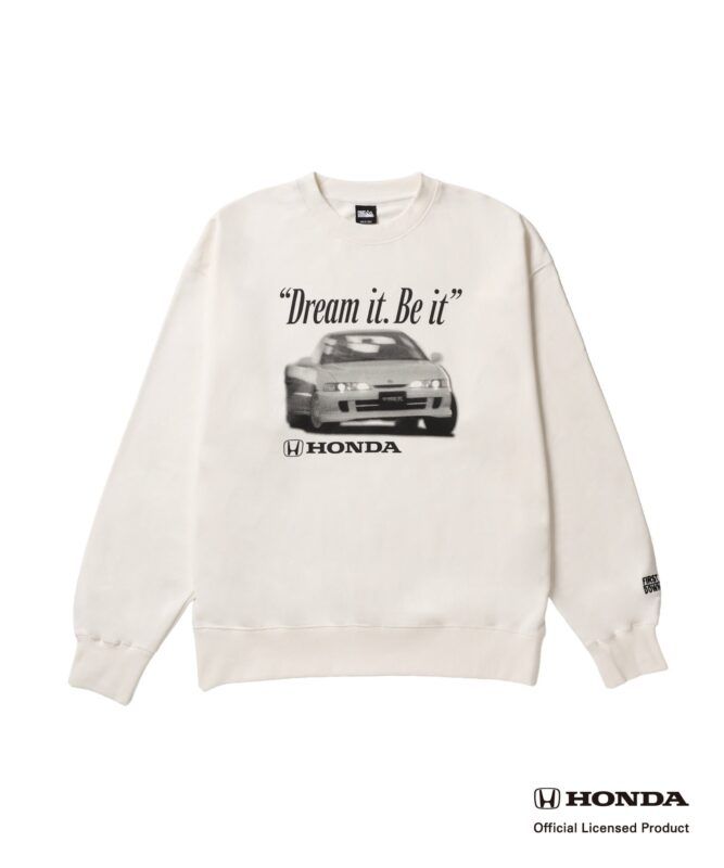 INTEGRA TYPE Rをプリントしたスウェット