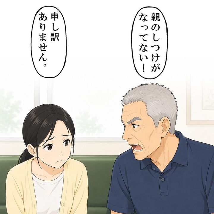 息子がフォークを落とすと、隣の席の男性が怒鳴りました