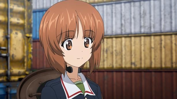 大洗女子学園戦車道チームを率いる隊長の西住みほ(声：渕上舞) [c]GIRLS und PANZER Finale Projekt