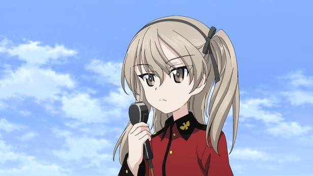 みほとの再戦を望み、聖グロリアーナへ転入した愛里寿(声：竹達彩奈) [c]GIRLS und PANZER Finale Projekt