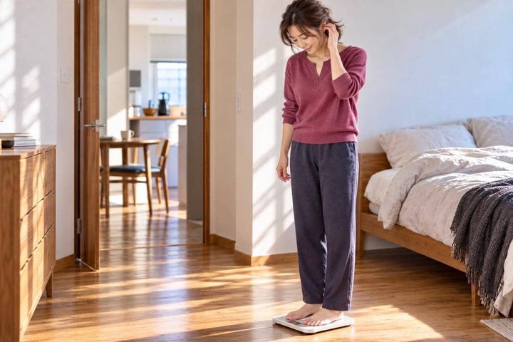 「昨日より体重が増えた？」ダイエット中こそ“１回の数字”で食事を削らない