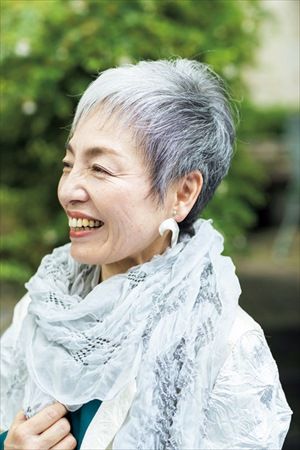 青木富士子さん（62歳）の髪型：サイド