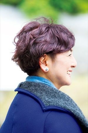 江波戸玲子さんの髪型（バック）