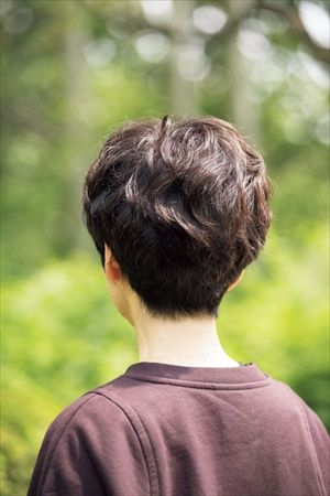 徳田郁子さんの髪型（バック）