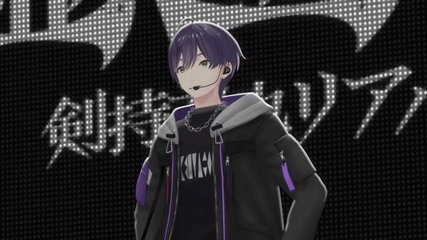 新衣装でのMC (C)ANYCOLOR, Inc.