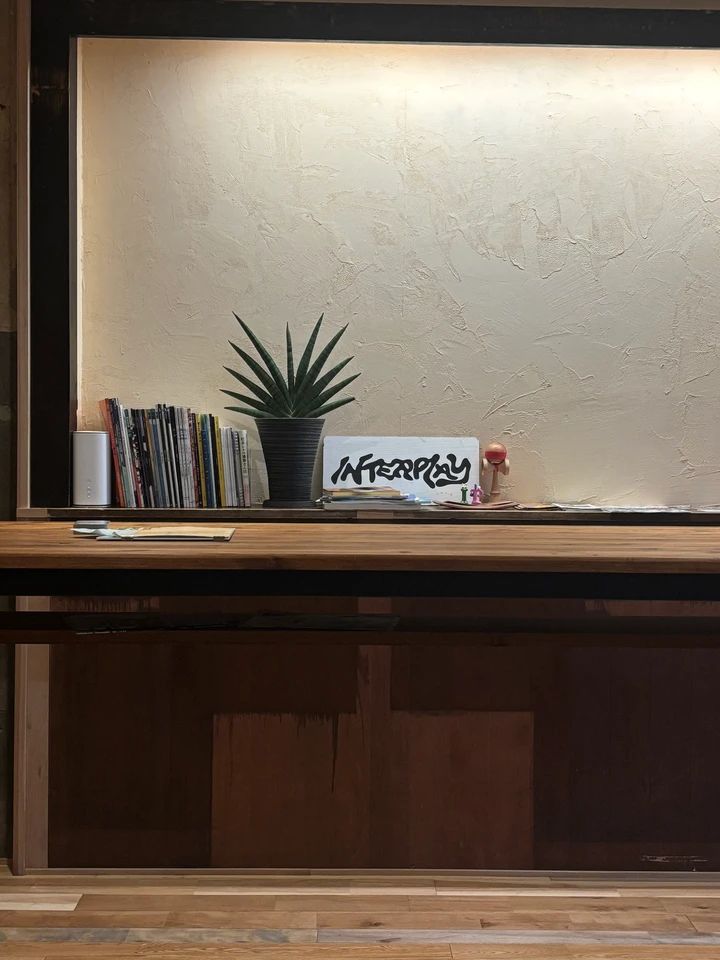 Interplayの入り口入ってすぐのスペース