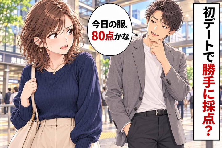 「今日の服、80点かな」初デートで私を採点してくる彼。何もかも、あなたの好みに合わせる気はありません