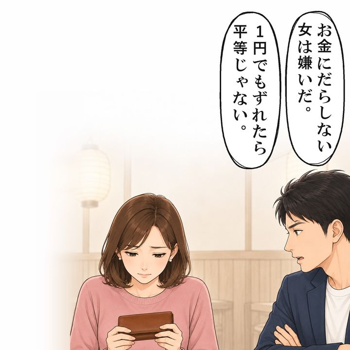 言いかけた私をさえぎり、彼は平等を言い立てました