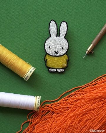 maison des perles、オートクチュール刺繍による「ミッフィー」のアクセサリー発売！