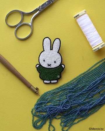 maison des perles、オートクチュール刺繍による「ミッフィー」のアクセサリー発売！