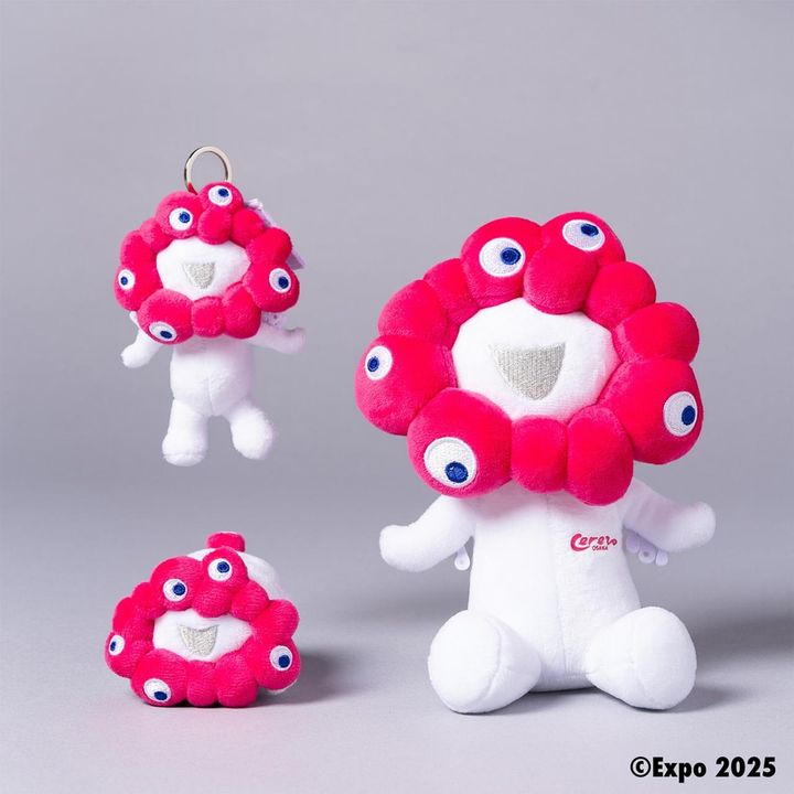 画像2: セレッソ大阪、ミャクミャクとのコラボグッズ第2弾を発売！桜モチーフの限定カラーで「ぬいぐるみ」「しゃもじ」など展開