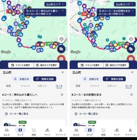 新しい旅の形「Rail ＆ Cycle ダウンヒル・アドベンチャー」富山地方鉄道・立山線で開催