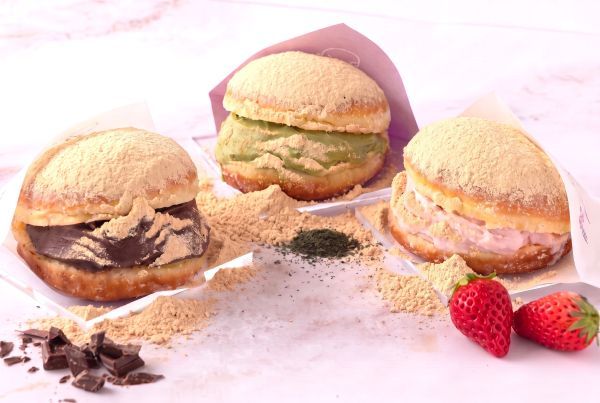 サクッともちもち食感が病みつき…！大阪・京橋駅に進化系和スイーツ「東京揚げどらやき」が期間限定オープン