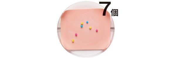 エスト、カラーシュガー7個
