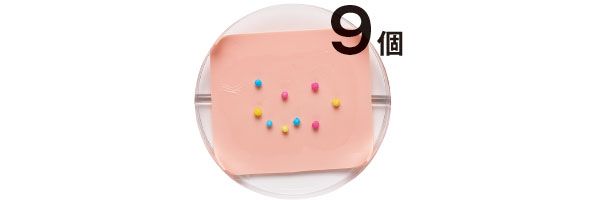 エリクシール、カラーシュガー9個
