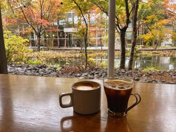 チェックアウトまでの時間、「cafe & lounge」でコーヒーブレイク