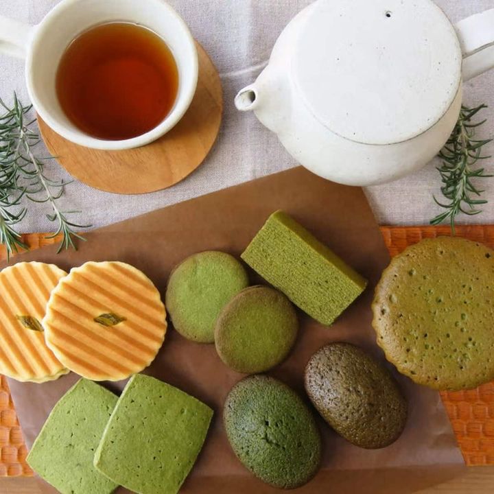 宇治抹茶焼き菓子詰合せ 12個入 ～抹茶づくし～ 7種類とお茶