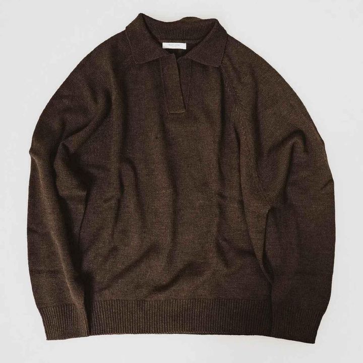 画像: 「ポロ襟 スキッパー ニット プルオーバー」￥4,994 出典：フリークス ストア