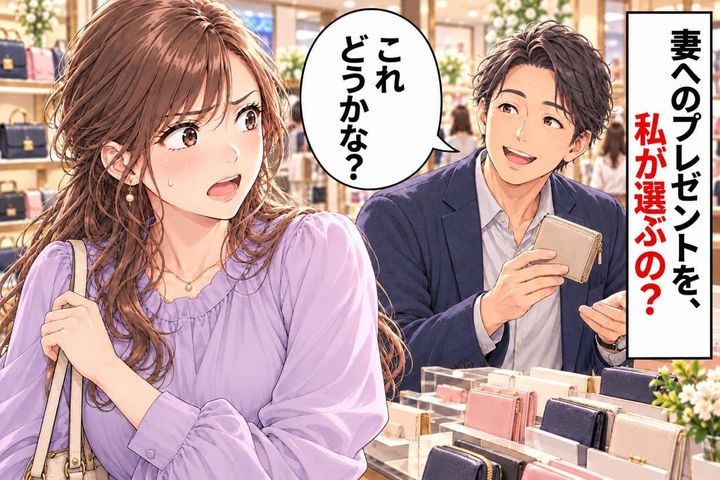 「妻の誕生日プレゼント、選んでよ」不倫相手に頼まれた買い物。嫌がる理由すら分からない彼に、冷めた日