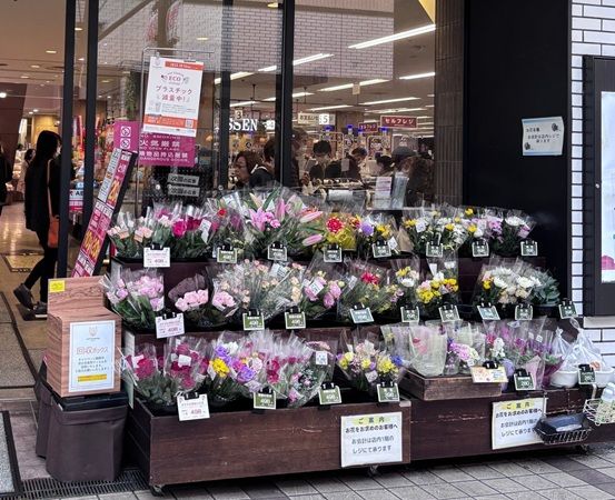 プラスチック使用量半減のフラワースリーブ「well-blooming ハーフスリーブ」発売