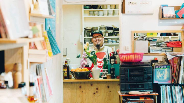 鹿児島〈食堂湯湯〉店内