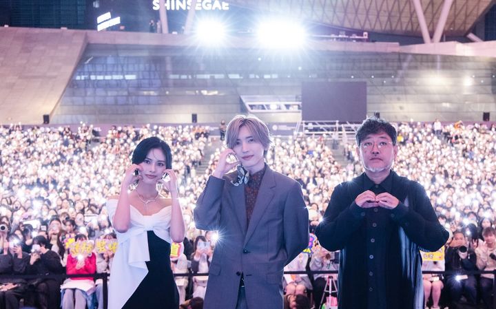道枝駿佑、釜山で「ミチゲッタ・シュンスケです！」 安斉星来と約4000人の観客に感謝