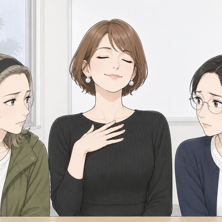 【漫画】「借りた傘？勘違いでしょ」4か月返さないまま、委員仲間の前で私を言いがかり扱いするママ友。だが、まさかの自滅