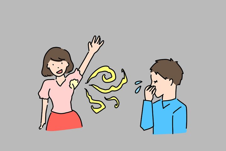 交際女性のニオイに関する悩み