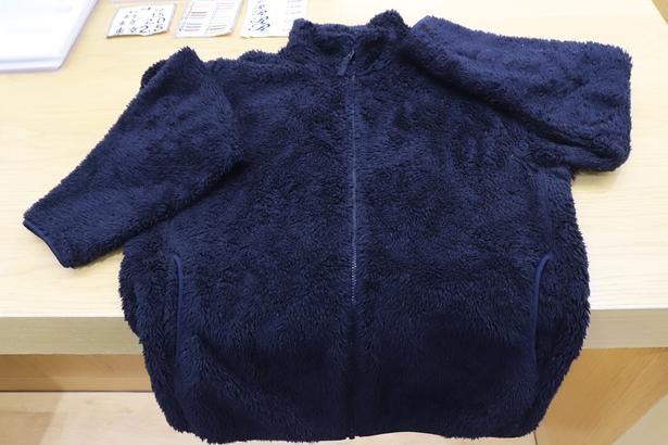 長く着続けてきたフリースを刺しゅうでリメイクすることに