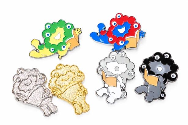 ピンバッジ ブラインド全6種